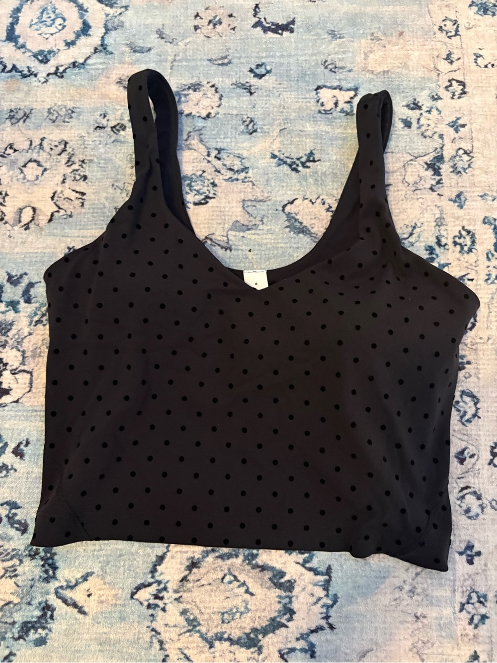 Lululemon Align Tank Top Light Support, A/B Cup *Flocked
Polka Flock Black